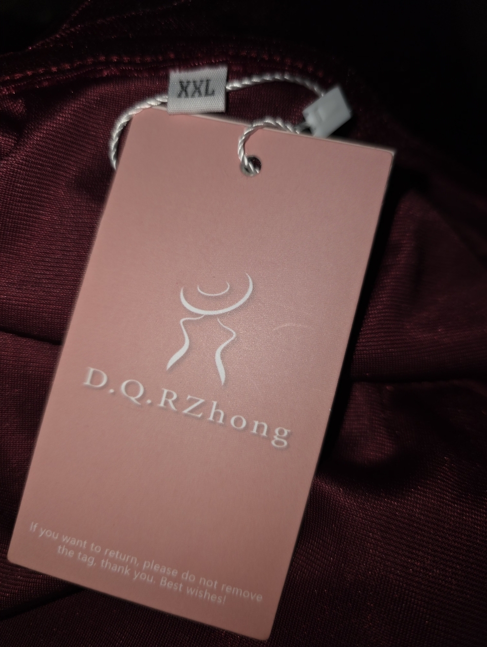 Long‎ Sleeve Velvet Tiered Dress in Deep Burgundy Dark Academia - Picture 5 of 11
